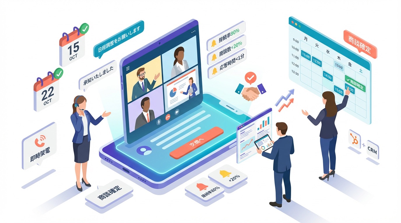 即時架電オンライン商談